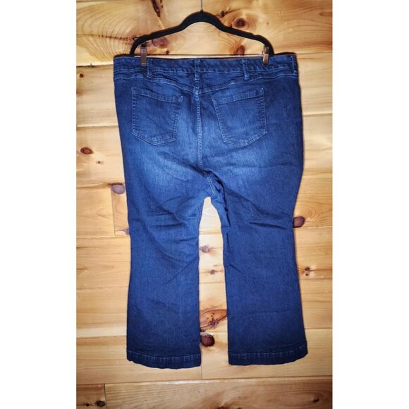 Torrid Mid Rise Plus Size 24XS Flare Wide Leg Vintage Stretch Feel The Fit - Picture 9 of 9